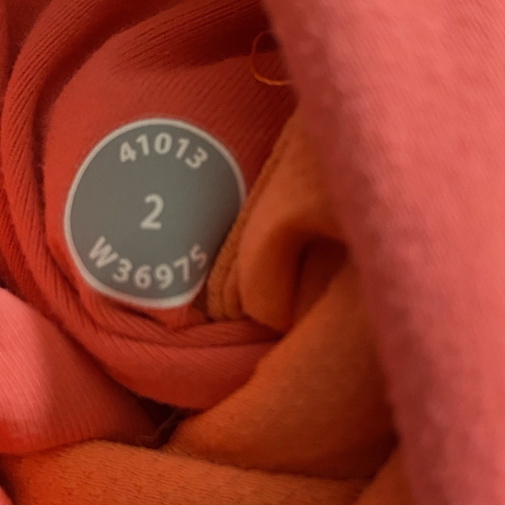 Lululemon Athletica Reflect Half Zip Pullover in Light‎ Flare Size 2 Orange Pink - Picture 3 of 7